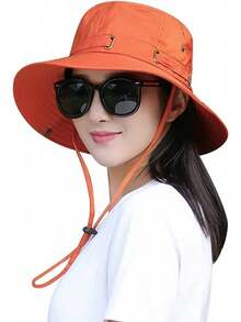 Hiking Sun Hats - 橘色 - 查看 5