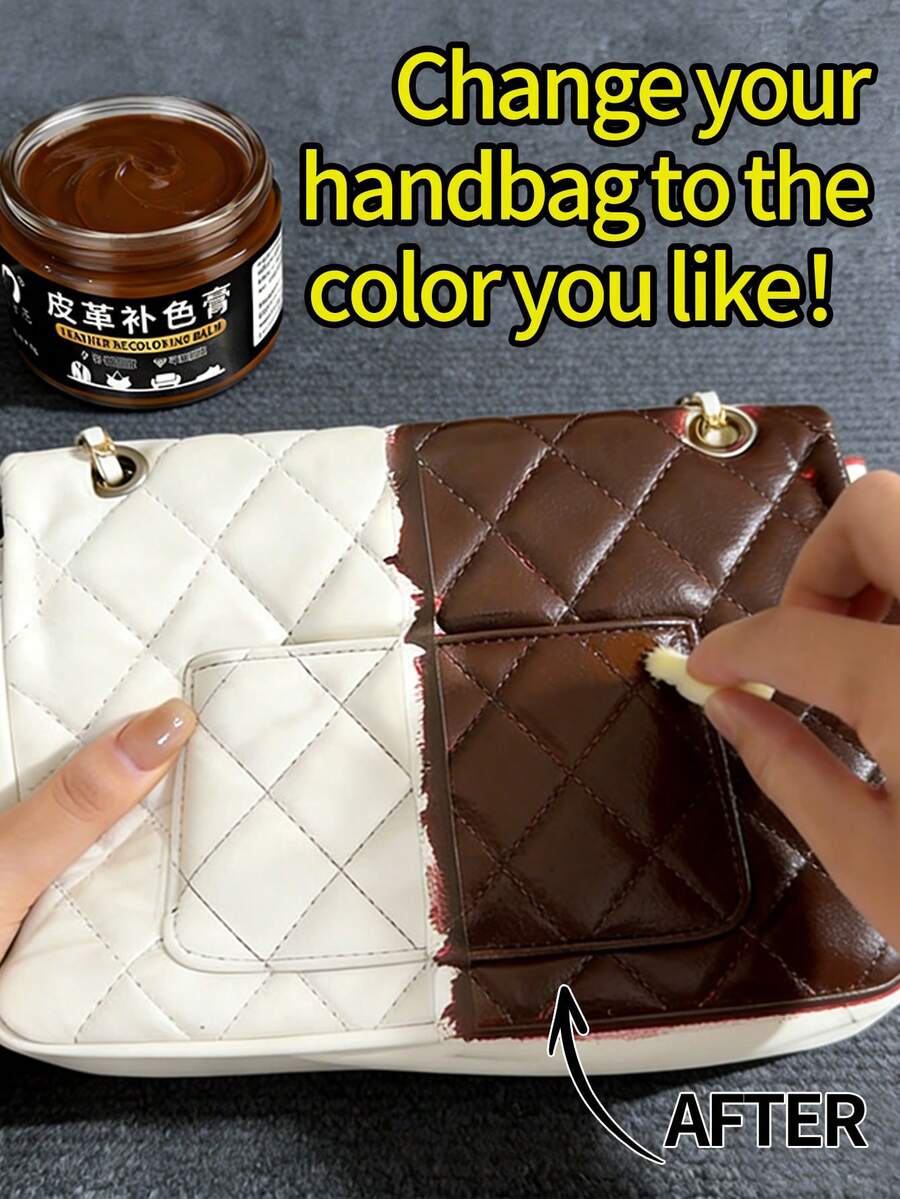 1 Set Leather Dye Kit - Instantly Change The Color Of Your Leather Bags, Waterproof Leather Dye For Shoes, Sneakers, Bags, Multiple Colors Available, Shoe, Spring Summer Picks, Brides Maid Gifts, Room, Bedroom Decor, Beach, Travel, For Men, For Women, Vacation, Women's Day, Travel Essentials, Wedding Favors, Y2k, Bedroom, Car Accessories Women, Kitchen Decor,Wedding,Y2k,Party,Mother's Day Gift,Bedroom Decor,Garden,Kitchen Decor,Summer,Beach,Travel Essentials,Room Decor,Squishy,Graduation