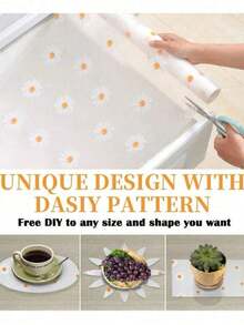 1卷透明防水垫，防滑橱柜垫，适用于厨房橱柜、架子、桌子，厨房橱柜架垫，冰箱垫，防水厨房橱柜垫，塑料抽屉垫，EVA材质，无粘性冰箱架垫 - 彩色 - 查看 6