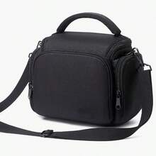 Digital Camera Shoulder Bag Crossbody Waterproof Carry Case For DSLR SLR Canon - 黑色 - 查看 3