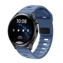 1PC 20mm 22mm Soft Sweatproof Sports Silicone Strap Compatible With Samsung Galaxy Watch 7 6 5 4 40 44mm 6Classic 43 47mm 5Pro 45mm Replacement Band - 20mm - View 9