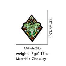 Raccoon, Panda Enamel Brooch, Cute Cow, Dragon Lapel Pin, Pine Tree Brooch, Badges, Backpack & Clothing Accessories, Funny Jewelry Gifts - Black - View 15