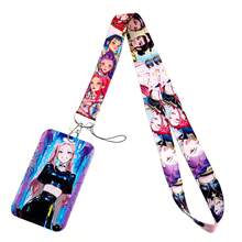 1pc KPOP Witch Hunting Girl Group Retractable ID Card Holder, Long Lanyard Student Card Holder, Phone Hanging Strap, Self-Retracting Cord DIY Card Holder, Cartoon Student Campus ID Card Holder, Work ID Badge Holder, Subway/Bus Pass Protector, Campus Card Holder, Back To School Student ID Card Holder - Multicolor - View 5