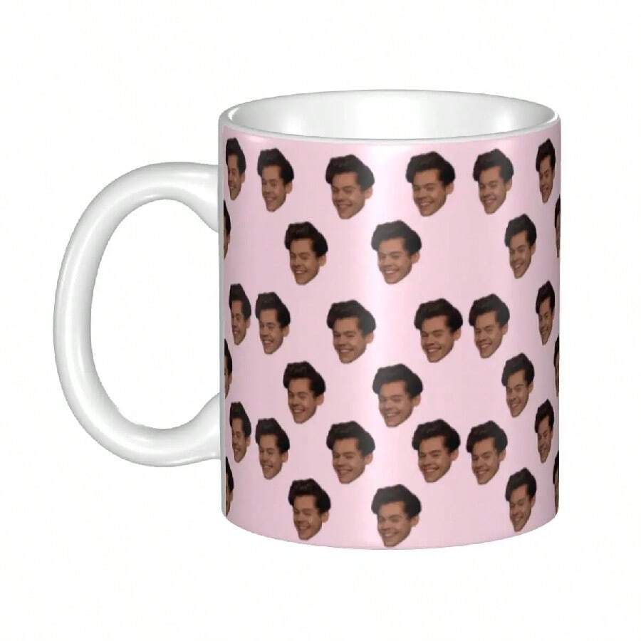 Custom H-Harry Singer S-Styles Poster Coffee Mug DIY Ceramic Tea Milk Cups(5).Jpg - White - View 1