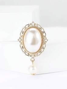 奢华珍珠巴洛克吊坠胸针 - 宫廷风格别针，男女皆宜，休闲派对珠宝配饰/朋友礼物徽章装饰 - 巴洛克 - 查看 10