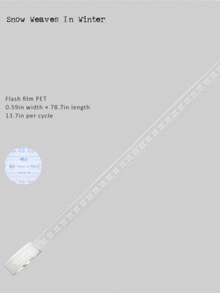 15mm*2M Translucent Winter Snowflake Tape Hand Account Decor Diary Waterproof Masking Tape Scrapbooking Adhesive DIY Junk Journaling Crafts