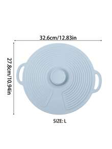 1 nắp nồi silicon gấp gọn, có quai xách đôi kẻ sọc, có các kích cỡ nhỏ/vừa/lớn, nắp nồi chống tràn đa chức năng, nắp đậy kín chống mùi, dụng cụ nhà bếp dễ vệ sinh, thích hợp cho dã ngoại và cắm trại. - Nhiều màu - Xem 17