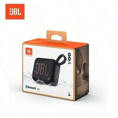 Loa Bluetooth di động JBL Go4, loa mini chống nước tần số thấp, loa không dây chất lượng cao, hỗ trợ phát nhạc qua USB, tương thích với IOS/Android/PC, thời lượng pin lên đến 7 giờ.
