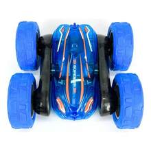 Carrinho Maluco Controle Remoto Recarregavel Rapido Gira 360 Cor Azul - Azul - Visão 4