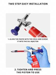 VXM自行车黄油枪，自行车保养润滑工具，迷你黄油枪 - 彩色 - 查看 6