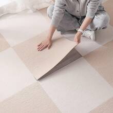 20/50 tấm thảm tự dính - Dễ cắt và lắp ráp, thích hợp trang trí văn phòng hoặc ban công, chống trơn trượt, phù hợp cho phòng khách, phòng ngủ, phòng học, trang trí sàn nhà, thảm văn phòng, thảm trải sàn ghép nối 11,81 inch, giấy dán tường, trang trí tường, dán dễ dàng. - Nhiều màu - Xem 3