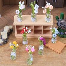 4pcs Mini Coffee Table & Chair Decor Set, Suitable For Kitchen & Bedroom - Perfect Holiday Gift (Christmas & New Year), No Electricity Needed, Bedroom Decor, Adorable Mini, Compact Furniture, Handmade Texture, Exquisite Design, Compact Home Decor, Ideal For Holiday Shoppers And Doll Collectors.