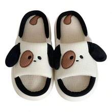 TendenciaPantuflas De Cerdito Para Mujer Suaves Cómodas Lino MudasCalidad premium - Blanco - Ver 9