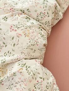 3pcs Floral Bedding Set, Includes 2 Pillowcases + 1 Duvet Cover, Cozy Bedroom - Multicolor - View 5