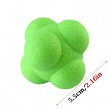 6pcs Hexagon Reaction Ball For Agility Training, Suitable For Basketball, Football, Adults Coordination & Fitness - Multicolor - View 12
