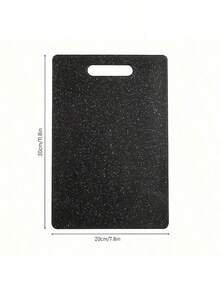 Marble-Patterned Chopping Board Set, Kitchen Food Prep Board, Cooked/Uncooked Separation, Household Fruit Cutting Board, Children's Food Prep Board - 黑色 1 件 - 查看 11