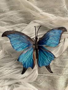 2个/1双 节日风仙女蝴蝶花鞋扣，蝴蝶兰花鞋花，凉鞋配件，女士沙滩鞋扣