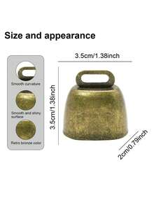 Adjustable Pet Bell Collar, Anti-Escape Anti-Lost Neck Strap Suitable For Medium & Small Animals, Dogs, Sheep - Multicolor - View 4