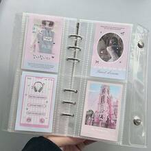 A6 Half-Size Sticker Storage Album, Loose-Leaf Planner, Tape Cutter, Membrane Separator, Notes, Photo Album Materials Collection - Multicolor - View 4