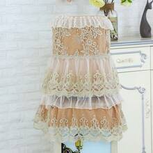 1 Set (2pcs) Water Dispenser Cover, Kitchen & Home Organizer, Dust-Proof & Water-Resistant Cooler Protector, Fits 18.9L/5 Gallon Water Bottle, Suitable For Home & Office, Universal Size 28cm Diameter,Kitchen Decor,Household Items - Multicolor - View 5