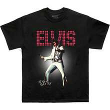 AElvis Presley Unisex-Adult Official Merch Stance T-Shirt - màu đen - Xem 1