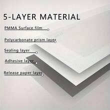 1pc Car Night Use Reflective Warning Sticker, Scratch-Resistant, Driving Reminder For Rear Vehicles, High Reflectivity - 1PC Fluorescent Reflective Tape - View 7