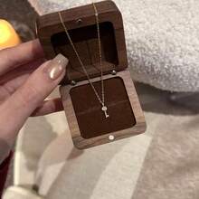 1 Piece Mini Bubble Small Key Necklace Clavicle Chain Exquisite Gentle Elegant Neck Chain - 白金 - 查看 2