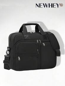 NEWHEY 15.6 Inch Waterproof Laptop Bag For Men, Large Capacity Professional Messenger Bag, Dual Use For Business Travel And Work Laptop Case - Multicolor - View 9