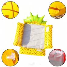 1pc Inflatable Floating Lounge Chair, Adult Summer Pool And Beach Party Floating Mat, Summer Gift, Suitable For Pool Floating, Relaxation And Entertainment, Beach Essential - Multicolor - View 5