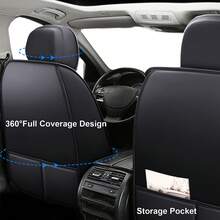 5 Seats Car Seat Covers Fit For Hondas CRV CR-V Full Set Premium Faux Leather Front Rear Back Seats Pu Leather Seat Protectors - 5 seats covers - 查看 8