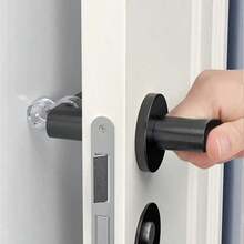 8个透明门挡 - 8字形橡胶缓冲垫，适用于门把手，防碰撞 - 彩色 - 查看 2