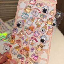 Cute Japanese Animal Stickers, DIY For Phone Cases, Laptops, Water Bottles, Suitable For Diaries, Stationery, School Supplies, Etc. - Multicolor - View 7