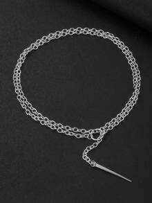 1 chiếc vòng cổ đầu lâu quạ Gothic, vòng cổ phù thủy ngoại giáo bộ xương độc ác, phù hợp cho cả nam và nữ, đeo hàng ngày, dự tiệc, tụ tập - mặt dây chuyền - Xem 5