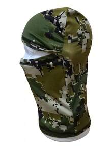 Pasamontañas de  Azul Marino Verde Pixel Talla Única Calidad Premium - 1 - Ver 1