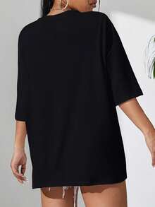 Women Funny Music-Themed T-Shirt Cute Playing Guitar Cat With Passport Graphic Soft Everyday Casual Top White Crew Neck Tee For Concerts Travel Everyday Outfits All-Season Comfort Fit Concert Attire Relaxed Fit Shirt Comfortable Fabric Spring Fashion Playful Design Breathable Material Short Sleeve Shirt Adult Clothing - Black - View 7