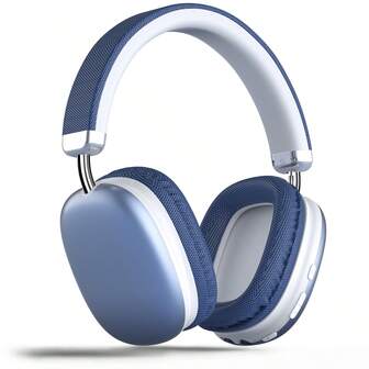 Tagry Einstellbare kabellose Bluetooth-Kopfhörer, geeignet für Smartphone/Computer/Tablet, Silber