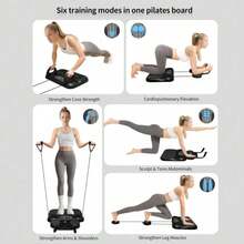 Push Up Board, 6 In 1 Mini Multi-Purpose Automatic Rebound Reformer Board - A - View 7