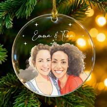 Personalized Watercolor Valentine's DayOrnaments,Family Portrait Ornament, Valentine's Day Ornaments 2026,Couple Ornament,Custom Photo Ornament,Bestie Gift