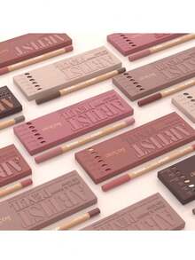 beauty glazed Juego de 7 brillos labiales hidratantes y brillantes + delineador de labios de 6 piezas, mate, resistente al agua y de larga duración, sin manchas, hidrata los labios, maquillaje diario, crea un maquillaje de labios perfecto. - Delineador de labios #rosa + B180 #104 - Ver 2