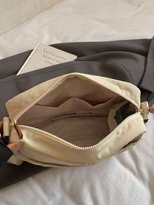 1pc Mommy Bag, Multifunctional Maternity Diaper Bag, Handheld & Crossbody 2-In-1, Multi-Compartment Baby Supplies Organizer, Soft Stroller Bag For Moms