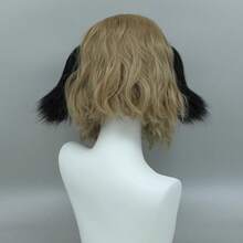 Cute Rabbit Ears Headband Long Furry Dog Ears Animal Cosplay Headband (D Black) - DBlack - Ver 6