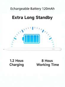 Universal Stylus Pen For Android IOS Windows Capacitive Screen Touch Pen Compatible With IPad Pencil For Android Tablet Pen Rechargeable Battery 120mAh Gifts For Mother, Family, Friends, Kids, Birthday, Holiday - Multicolor - View 9