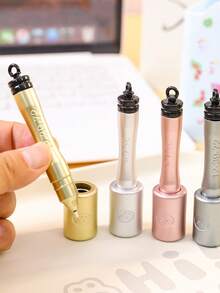 1/4支装创意文具手榴弹造型中性笔，CS中性笔，武器手榴弹造型中性笔，玩具笔，可用作趣味礼物、生日礼物、课堂奖励、返校礼物。（表面有轻微划痕，介意者请勿购买） - 彩色 - 查看 3