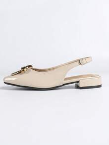 Women's Fashion Comfortable Versatile Strap Sandals, Suitable For Wearing With Dresses, Ideal For Parties And Formal Events - Apricot - View 5