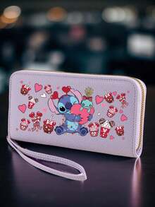 1pc Fashion Large Capacity Zipper Long Wallet, Unisex Credit Card Holder Coin Purse, Practical Back To School Essential, Daily Travel Holiday Gift Accessory - Multicolor - View 7