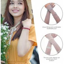 UKCOCO 4 Pares Mangas De Brazo Transpirables De Malla Protección Uv Para Verano Deportes Al Aire Libre Senderismo Ciclismo - por defecto - Ver 3