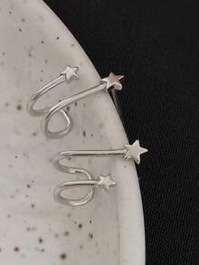 Ladies' Fashionable And Unique Star Shaped Earrings