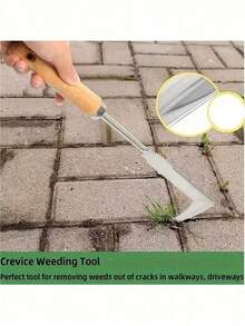1pc Brick Crack Removal Tool, Puller For Wall Cracks, Stone And Brick Crevices, Multifunctional Garden Cutter, Easily Removes Weeds From Stones And Bricks