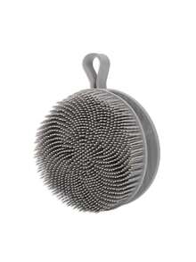1pc Silicone Bath Brush, Exfoliating Sponge And Body Cleansing Brush, Soft And Skin-Friendly,And Cleansing The Skin - Provides A Soft And Gentle Massage For Rejuvenated Skin - Ideal For Bathroom Use.