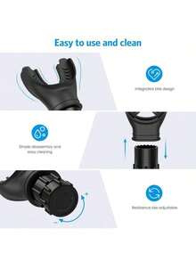 1pc Adjustable Resistance Lung Capacity Abdominal Breathing Trainer - Multicolor - View 11